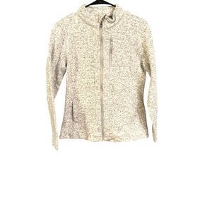 Women's Perormace Marc New York  Andew Marc Size Medium Gray Zipdown Sweater